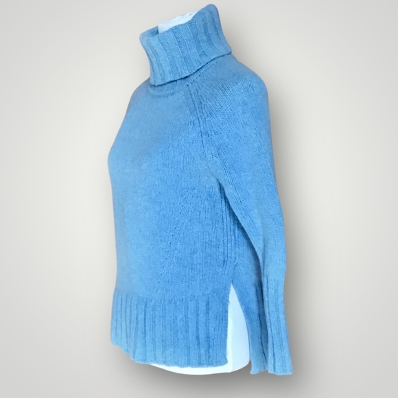 REISS Eve Wool Cashmere Blend Turtleneck Sweater - Picture 5 of 14